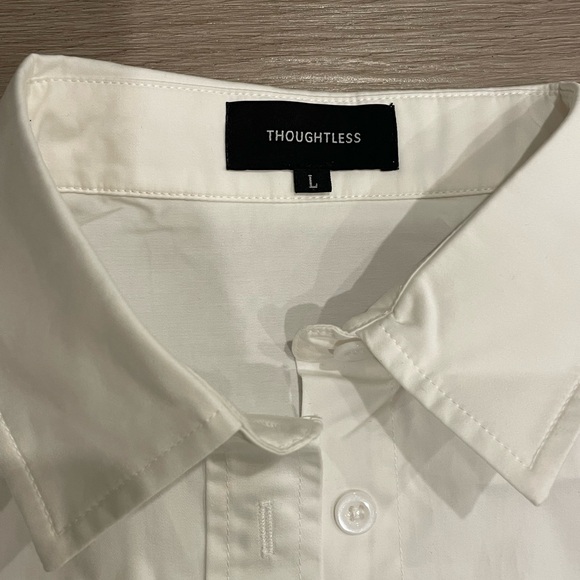 THOUGHTLESS Women Oversized Cotton Shirt L NEW - Picture 8 of 10